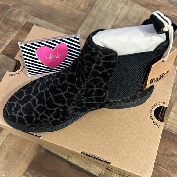 🖤 DR MARTENS FLORA WOMEN'S ANIMAL PRINT CHELSEA BOOTS NWT 🖤 - Picture 10 of 12